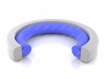 Уплотнение поршня 10х5,1х2,2 аналог K17 Turcon Glyd Ring OMK-MR GER YB TPD 10E/GR, Código de product 70-08-942002, Poliuretano, PTFE+PU87*M, Imagen №1